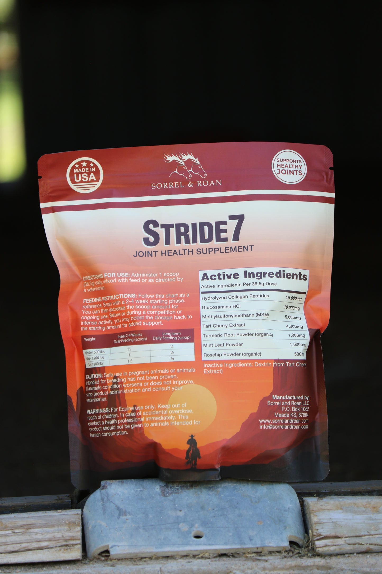 STRIDE7 Joint Health Supplement - Up to 60-Day Supply